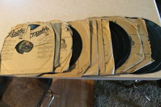 Pathe Freres Records 4 - 10 ",  7 - 101/2 ",  5 - 12 ".  Total Of 16 Assortment Of Records