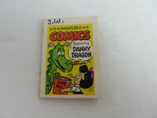 Vintage 1964 Cracker Jacks Prize Miniature Comics Danny Dragon 0692