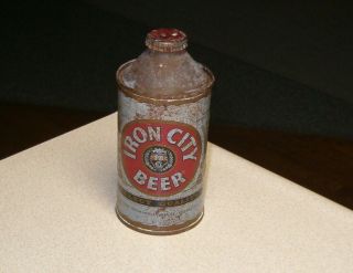 Iron City Cone Top Beer Can Irtp.  Pittsburgh Brg.  Co.  Pittsburgh,  Pa.