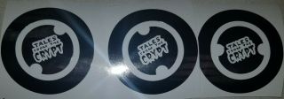 TALES FROM THE CRYPT TFTC CHROME PINBALL POP BUMPER DECALS METAL - MODS 2