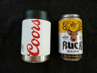 Yeti Coors Light Beer Rambler Colster 12 Oz Can Buck Bank