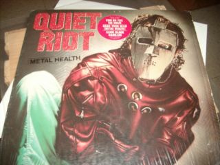 Quiet Riot - Metal Health Vinyl Lp Good 1983 With Shrink Wrap Psych Rock