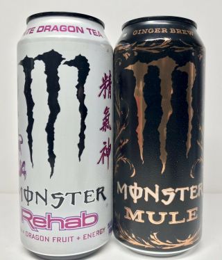 Monster Energy Mule/dragon/lh Custom Listing For Stefancovencelesta 3 Full Cans