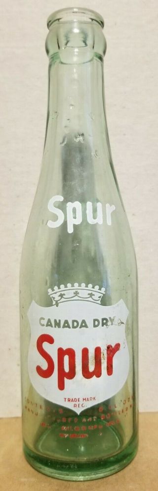 Canada Dry Spur Acl Bottle Orleans La Louisiana