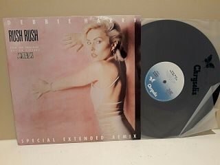 Debbie Harry - " Rush Rush " / Promo / Giorgio Moroder / Scarface / Chrysalis 