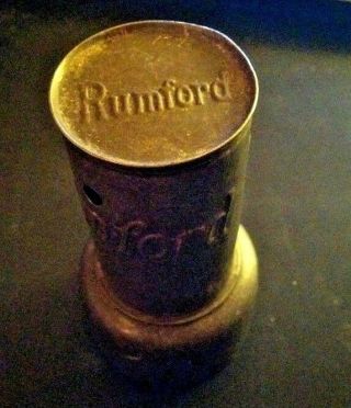 Antique Rumford Baking Powder Advertising Biscuit Cookie Cutter Primitive Tin