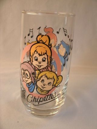 The Chipettes 1985 Drinking Glass Awesome