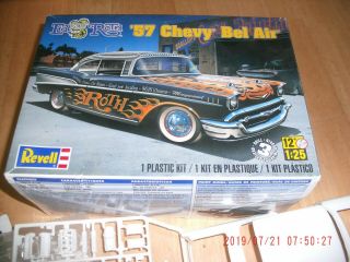 Revell 1957 Chevy Belair Ed " Big Daddy " Roth Model Car Unbuilt Kit 2014 Issue