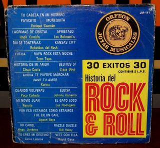 2lp Va Historia Del Rock & Roll Vol.  Iii Orfeon Jm - 141 Mayte Gaos,  Renata