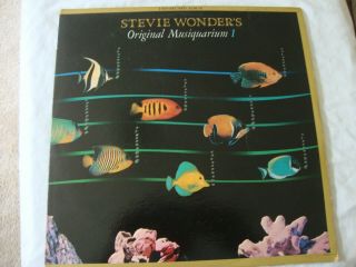 Stevie Wonder Musiquarium 2 Lp Albums Motown Tamla 6002tl2 Vg,