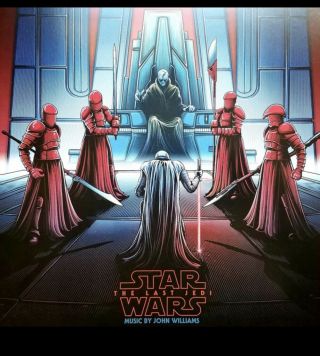 Star Wars The Last Jedi Vinyl Record Alternative Cover Mashup Coloured