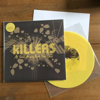 The Killers - All These Things That I’ve Done 7” Yellow Vinyl & Poster