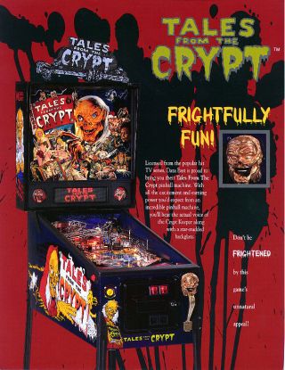 Data East Tales From The Crypt Pinball Sound Rom Set