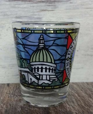 Vintage United States Naval Academy Shot Glass Made In USA 2