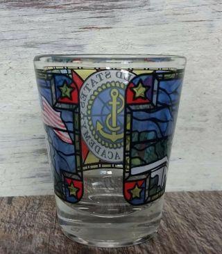 Vintage United States Naval Academy Shot Glass Made In USA 3