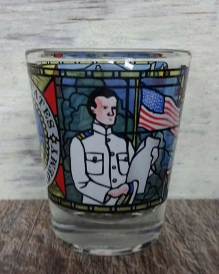 Vintage United States Naval Academy Shot Glass Made In USA 4