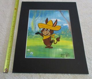 Hanna - Barbera Limited Edition Hand Painted Cel Quick Draw Mcgraw Baba Looey