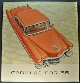1955 Cadillac Brochure 60 Special 62 Deville Eldorado 75 Not A Reprint