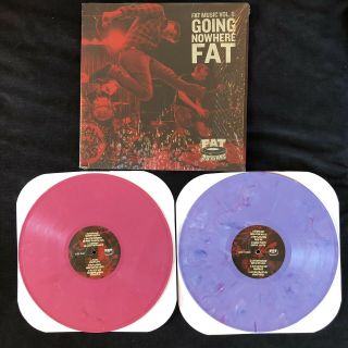 Fat Music Vol 8: Going Nowhere Fat - Pink / Violet Vinyl - Fat Wreck Chords
