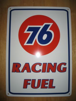 Union 76 Racing Fuel Gas Pump Sign Service Station Unicol Oil Advertisng 10day
