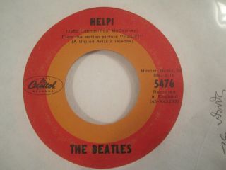 Beatles - Capitol Target Dome 45rpm - Help/i 