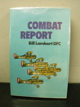 Combat Report Signed By Bill Lambert