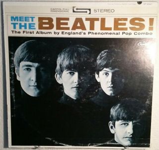 The Beatles 1964 Stereo Lp Meet The Beatles Capitol Records