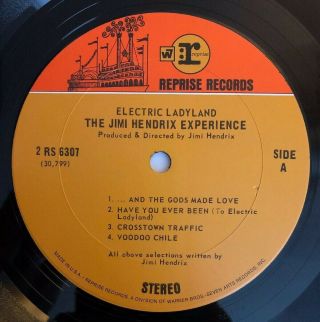 Jimi Hendrix Experience - Electric Ladyland - 1969 US 1st Press 2 RS 6307 (NM) 5