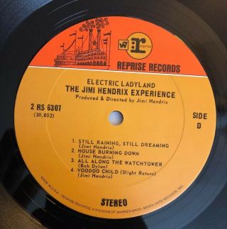 Jimi Hendrix Experience - Electric Ladyland - 1969 US 1st Press 2 RS 6307 (NM) 8