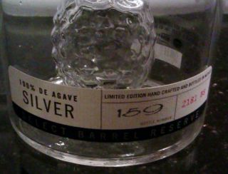Leyenda Del Milagro Tequila Silver Agave Cactus Bottle Empty 4