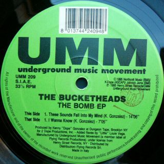 The Bucketheads ‎– The Bomb Ep,  12 " Vinyl,  Umm 209,  1995,  Italy,  Disco House