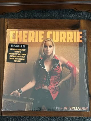 Cherrie Currie Blvds Of Splendor Rsd 2019 Red Vinyl Lp