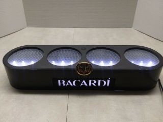 Bacardi 4 Bottle Light Base - Perfect For Man Cave Great
