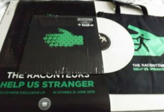 The Raconteurs Help Us Stranger White Vinyl Lp,  Poster,  Tote Bag