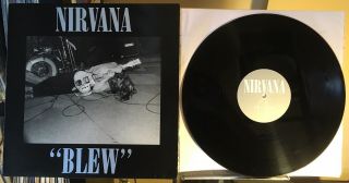 Nirvana “blew " Rare 1989 Debut Ep Uk Vinyl Lp Sub Pop Tupelo Tupep - 8 Nm