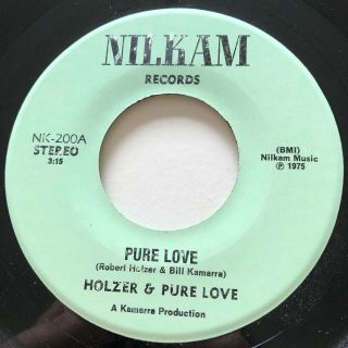 Modern Soul Funk Holzer & Pure Love Pure Love Nilkam 45 Rare Nm