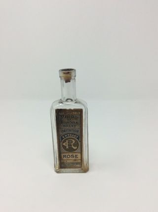 F.  E.  Royston & Co Pride Of Aurora Illinois Vanilla Extract Glass Bottle Label