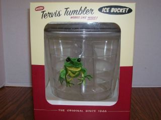 2.  5qt Tervis Tumbler Ice Bucket With Lid & Tongs Frog Design