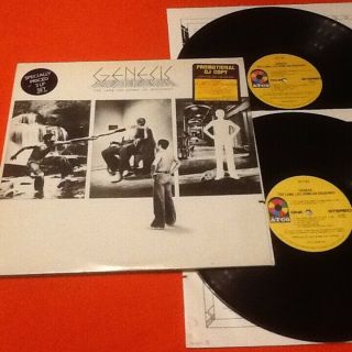 Genesis " The Lamb Lies Down On Broadway " Promo Usa Double Vinyl Lp 2 Lp Set - Ex