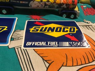 Sunoco Fuel Tanker Nascar Toys Diecast Semi Truck Hauler Decals Limited Edition 5