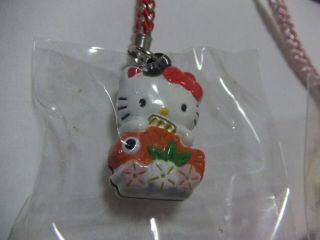 Hello Kitty Japan mascot strap key chain charm netsuke phone limited x 3 44 2