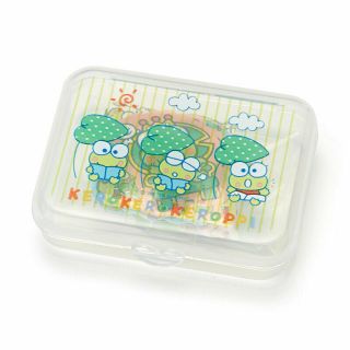 Kero Kero Keroppi Sanrio Stickers 40pcs With Plastic Case (designed In Japan)