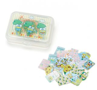 Kero Kero Keroppi Sanrio Stickers 40pcs with Plastic Case (Designed in Japan) 2