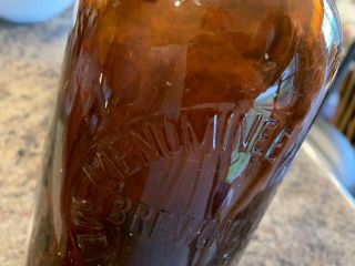 Antique Menominee River Brewing Co.  Beer Menominee,  Michigan Beer Bottle Quart