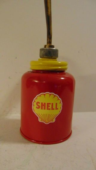 Shell Vintage Eagle Pump Oil Can Gasoline Station Gas Motor Big Decal Sign
