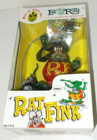 RAT FINK SKATEBOARD ACTION FIGURE 1999 ED BIG DADDY ROTH 5 
