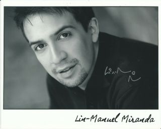 Lin - Manuel Miranda Moana Hamilton Hand Signed Autographed Photo
