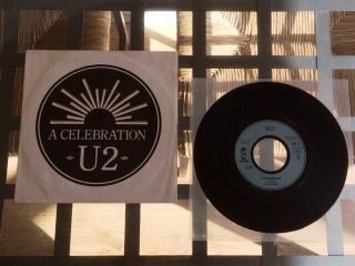 U2: A Celebration - Rare Ltd Ed 1982 French 7 " Promo Vinyl - Cat No: 6010 510