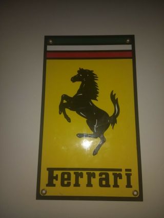 Ferrari Sign - 12 X 7
