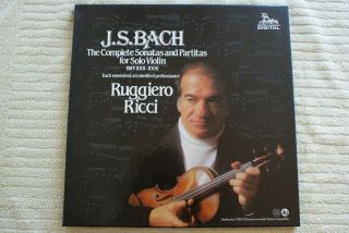 Ricci Bach Complete Sonatas & Partitas For Solo Violin Unicorn Digital 3lp Box